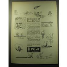 1959 Saturday Evening Post Magazine Ad - 120 pages of post-scripts