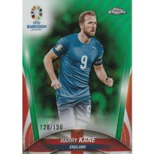 Topps Chrome Euro 2024 #125 HARRY KANE Neon Green limited press 128/150