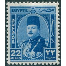 Egypt 1944 22m dull ultramarine SG301 unused