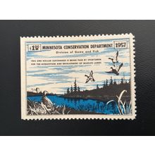 ICOLLECTZONE US Minnesota 1957 Conservation Stamp VF NH