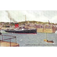 Great Western Railway SS IBEX Art Postcard (J. Salmon *2493)