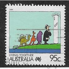AUS 1988 90c 'LIVING TOGETHER - LAW' FINE USED (EBID67-233)