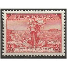 Australia 1936 SG159 2d Scarlet Mounted Mint . .. .