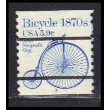 1901a 5.9c Bicycle Very Fine MNH Dry Gum CNS 3 PA5547