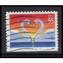 Used 3124 55c Love Very Fine BPS KA9657