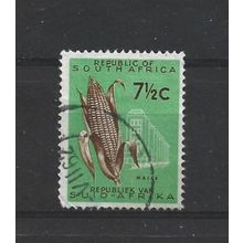 SouthAfrica.SG205 7 1/2c Maize.Variety Unchecked.Fine Used.Aug25a