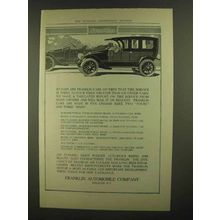 1911 Franklin Cars Ad - So Easy On Tires