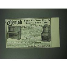 1913 Cornish Piano Ad