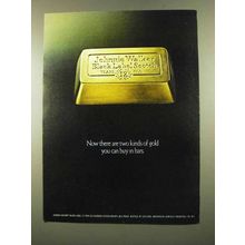 1975 Johnnie Walker Black Label Scotch Ad - Gold