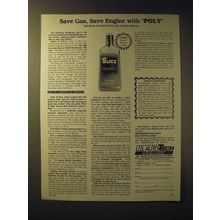 1989 PetroLon Corporation Slick 50 Ad - Save gas, save engine with Poly