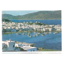 MYKONOS, Greece used postcard 1981 postmark /