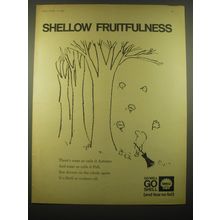 1965 Shell Oil Ad - Shellow fruitfulness
