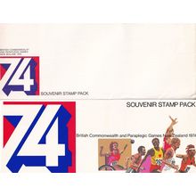 New Zealand 1974 Commonwealth Olympic Paraplegic Games Stamp Set