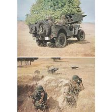 Belgium Army War Entac Anti Tank Missile Military Postcard