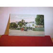 THE OLD BULL & BUSH HOTEL, HAMPSTEAD, LONDON used antique postcard 1905 pm =