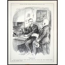 S.O.S. 1913 Leonard Raven-Hill - Guglielmo Giovanni Maria Marconi PUNCH CARTOON