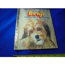 1978 BENJI Fastest Dog in the West Little Golden Book! $10.00 Shipped!