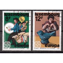 Luxemburg Europa Cept 1981 gestempeld