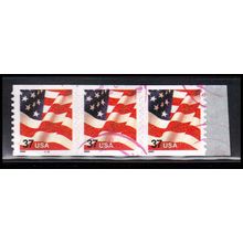 Used 3632 37c U.S. Flag Fine CNP+1 Left 8888 PA3900