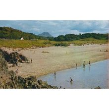 Golden Sands Of Gairloch Beach Games Rosshire Scottish Scotland 1970s Postcard