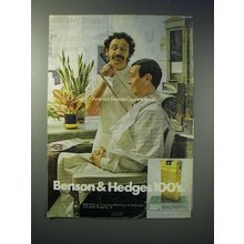 1971 Benson & Hedges 100's Cigarette Ad - Break
