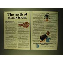 1979 American Optometric Association Ad - The Myth