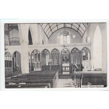 Combe Martin Church Interior Postcard Devon CM8