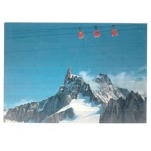 MONT BIANCO, ITALY .used vintage postcard 1976 postmark =