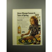1972 Heinz Apple Cider Vinegar Advertisement - Minted Lamb recipe