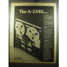 1975 Teac A-2340 Tape Deck Advertisement