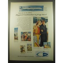 1959 SAS Scandinavian Airlines System Ad - From SAS to the world