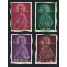 Portugal St Elizabeth and St Teotonio Commemoration 4v 1958 MNH SG#1150-1153