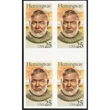 2418P, Mint NH 25¢ Imperforate Gutter Block Proof CV $4000.00 * Stuart Katz