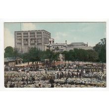 Castle and Cattle Market Norwich Postcard Norfolk