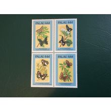 ICOLLECTZONE US Palau 121b-e Block VF NH butterflies