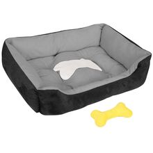 Pet Dog Bed Soft Warm Fleece Puppy Cat Bed Dog Cozy Nest Sofa Bed Cushion Mat...