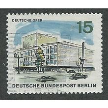 BERLIN -1965 15pf 'NEW BERLIN- OPERA HOUSE' FINE USED (EBID49-701)