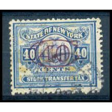 Used Revenue 40c N.Y. Stock Transfer Fine WA2813
