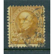 Used 283 10c Daniel Webster Average M05393