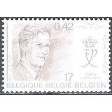 Belgique 2000 Michel 2957 Neuf ** Cote (2008) 1.00 Euro Prince Philippe