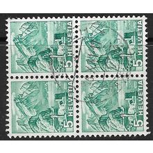 1936 Michel 298 - fine used (o) - block of 4