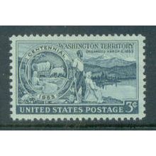 1019 3c Washington Territory Fine MNH MA0111