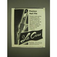 1945 La Cross Nail File Ad