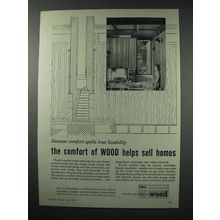 1959 National Lumber Manufacturers Association Ad - Comfort