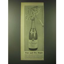 1960 Dry Monopole Champagne Ad - Fine and Dry Monopole