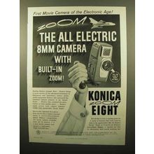 1960 Konica Zoom 8 Movie Camera Ad - Electronic Age