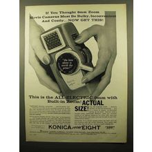 1960 Konica Zoom 8 Movie Camera Ad - If You Thought