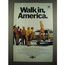 1970 Chevrolet Station Wagon Ad - Walk in, America