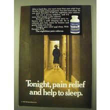 1970 Excedrin P.M. Pain Reliever Ad - Help to Sleep