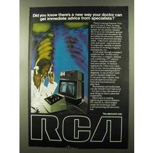 1973 RCA Videovoice System Ad - Doctor Get Advice